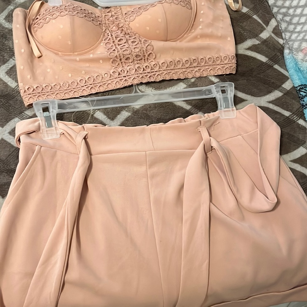 2 piece shorts and top